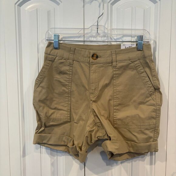 Style & Co. Khaki Shorts Size 4P - Picture 1 of 7